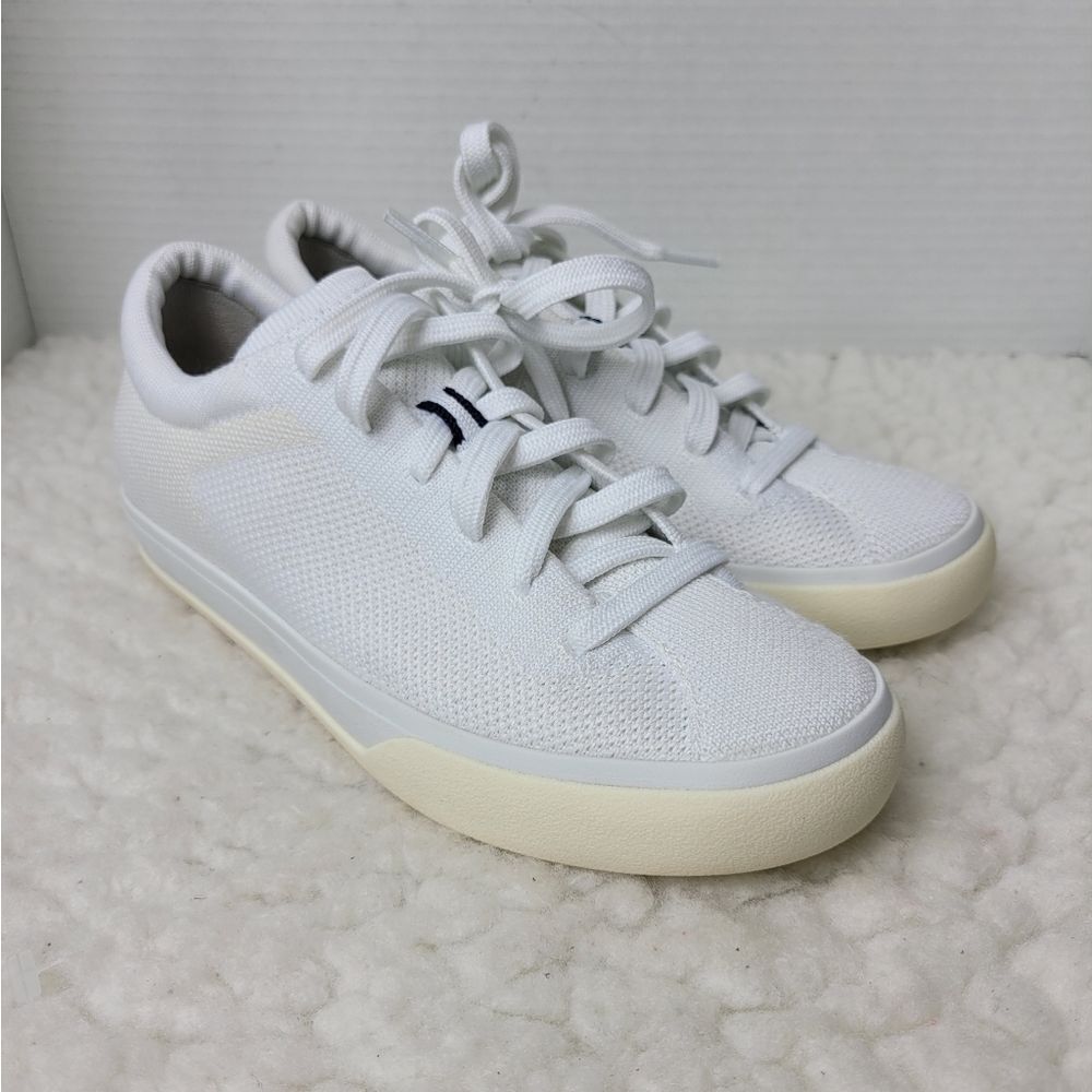 Rothy's The Lace Up Sneaker Women's Size 6.5 Bright White